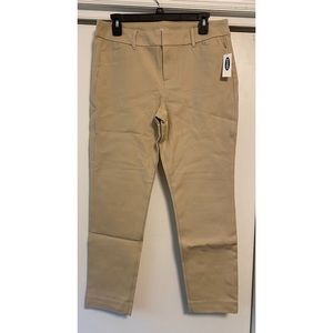 Old Navy Size 10 Pixie Ankle Khakis BNWT